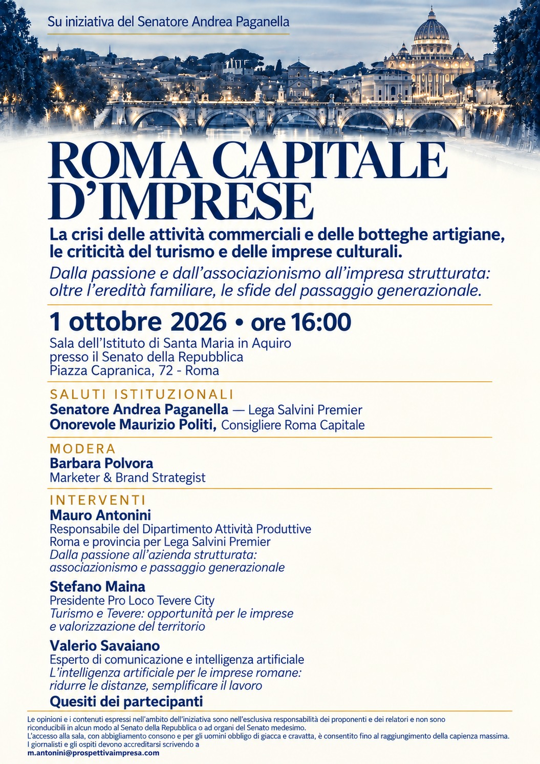ufficio stampa roma capitale imprese