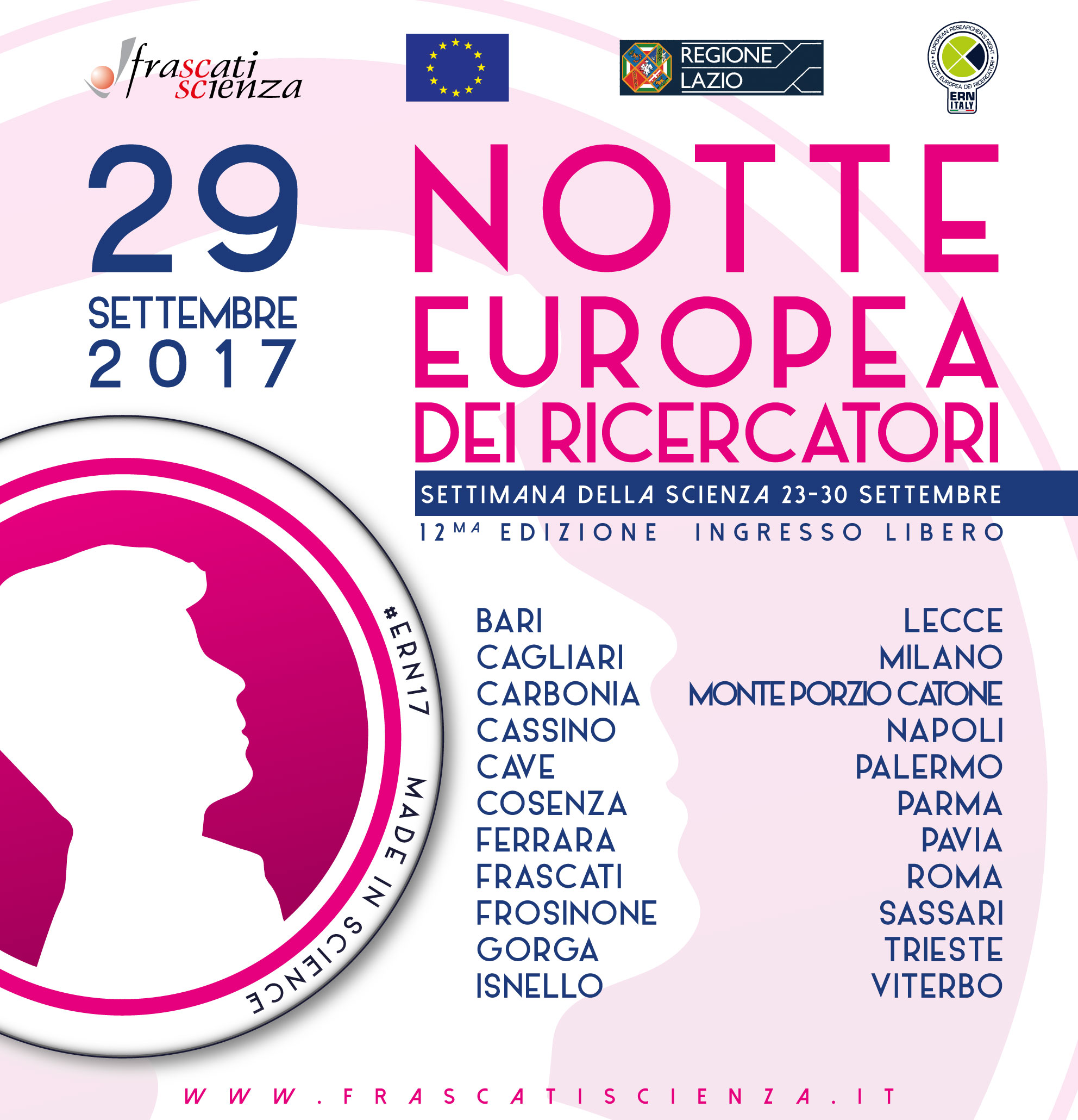 Torna la Notte Europea dei Ricercatori, l’evento dedicato alla ricerca scientifica più importante d’Europa.