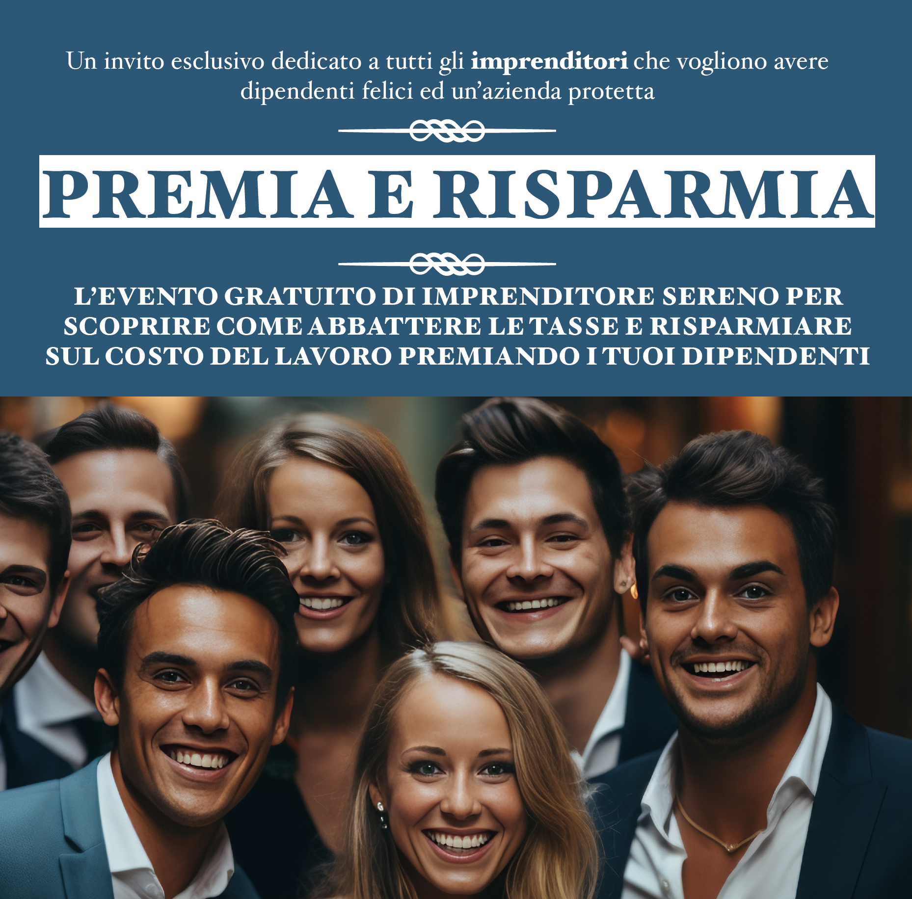 ufficio stampa imprenditore sereno