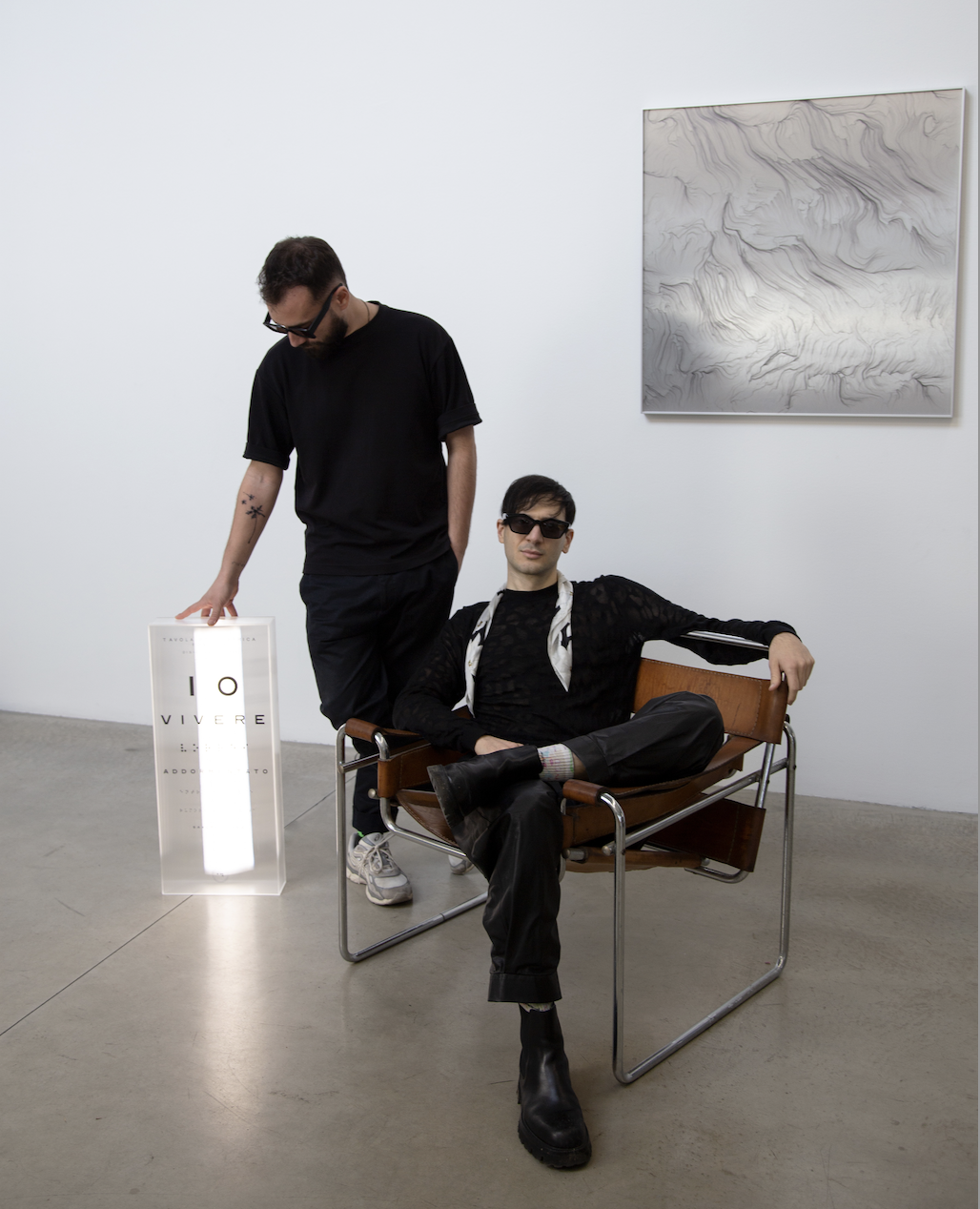 Nella foto Alessandro d'Aquila e Matteo Mauro (seduto).